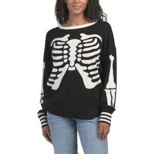 THE LAUNDRY ROOM Skully Cashmere Blend Sweater